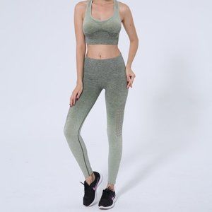 Seamless Sports Bra and Fitness Gym Leggin…